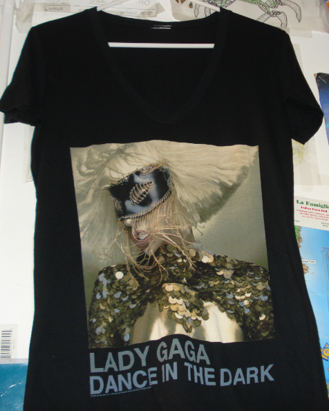Hot Topic Lady Gaga Dance In The Dark V-Neck T-Shirt